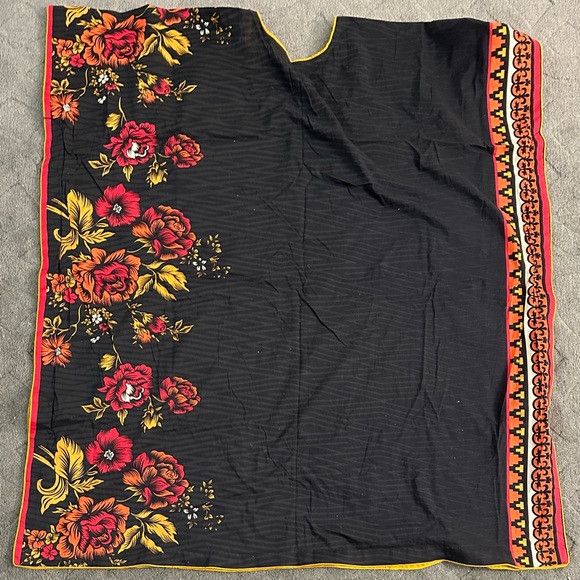 Butterfly Wing Short Kaftan Kurta Top Self Printed Cotton Size OSFM - Picture 8 of 10